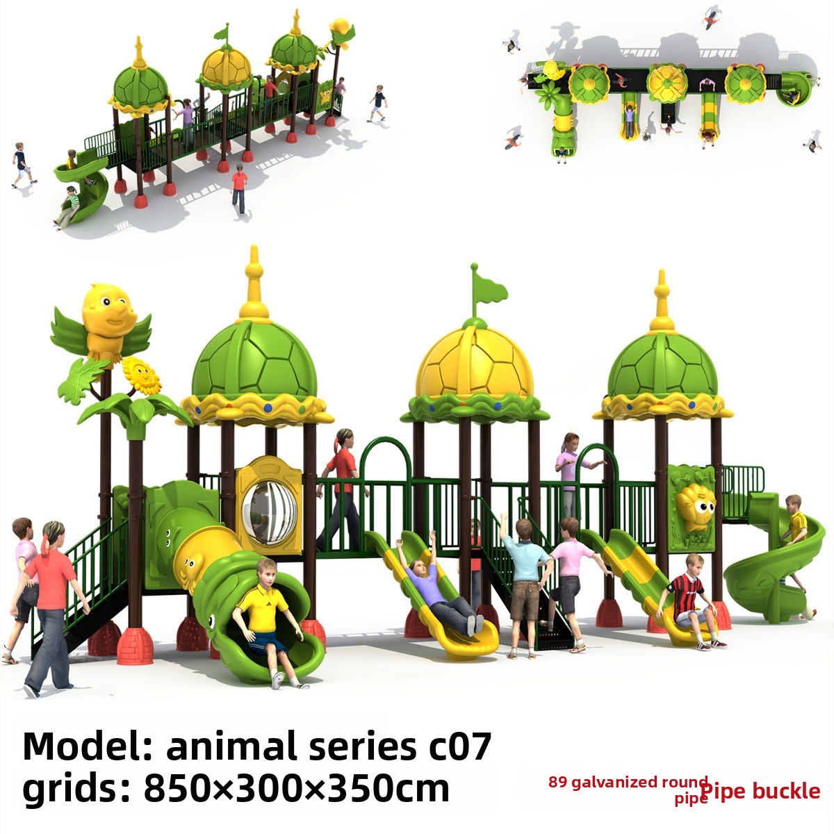 Kids Outdoor Swing Set With Slide - ชุดสไลเดอร์สนามเด็กเล่นกลางแจ้งสำหรับเด็กเล็กพร้อมชิงช้าสำหรับเด็กก่อนวัยเรียน