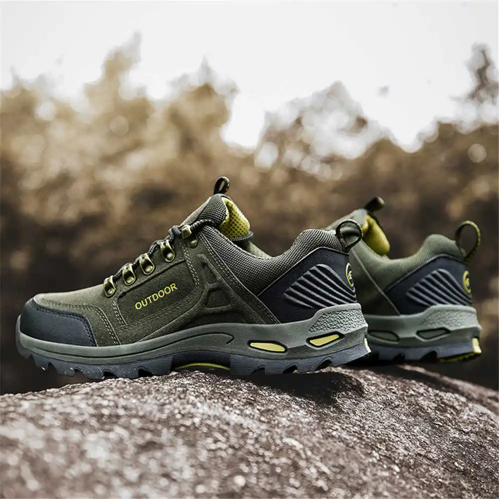 Kids Outdoor Gift Ideas - Non-SLIP Lace Up เดินป่าเทนนิสสําหรับชายเทรนเนอร์สําหรับชาย Mountain รองเท้ารองเท้าผ้าใบกีฬาแฟชั่น-Man