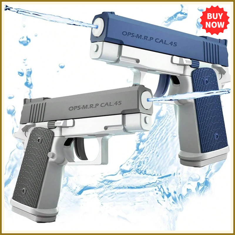 Water Gun Soaker - ปืนฉีดน้ำ M1911 ของเล่นปืนฉีดน้ำ ปืนฉีดน้ำสำหรับเล่นเกมยิงปืนในสระน้ำ ชายหาด ฤดูร้อน