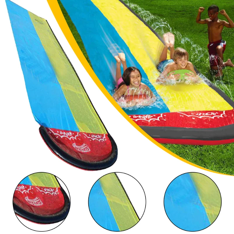 Kids Outdoor Inflatable Water Slide - ศูนย์เกม Backyard เด็กผู้ใหญ่ของเล่น Inflatable Water สไลด์สระว่ายน้ําเด็กเด็กฤดูร้อนของขวัญ