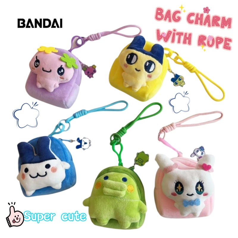 Bandai Model Tamagotchi - กระเป๋าเก็บโทรศัพท์ลายการ์ตูน Tamagotchi Mametchi Kuchipatchi รุ่นใหม่คุณภาพสูง พร้อมซิป