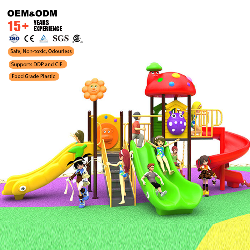 Kids Outdoor Swing Set With Slide - อุปกรณ์สนามเด็กเล่นอเนกประสงค์สำหรับเด็ก ชุดสไลเดอร์และชิงช้า สำหรับเด็กก่อนวัยเรียน เล่นสนุกในสนามเด็กเล่น บ้านเด็กเล่น