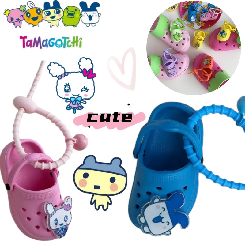 Bandai Model Tamagotchi - พวงกุญแจรองเท้า Tamagotchi ของ Bandai รุ่นใหม่ ดีไซน์สร้างสรรค์