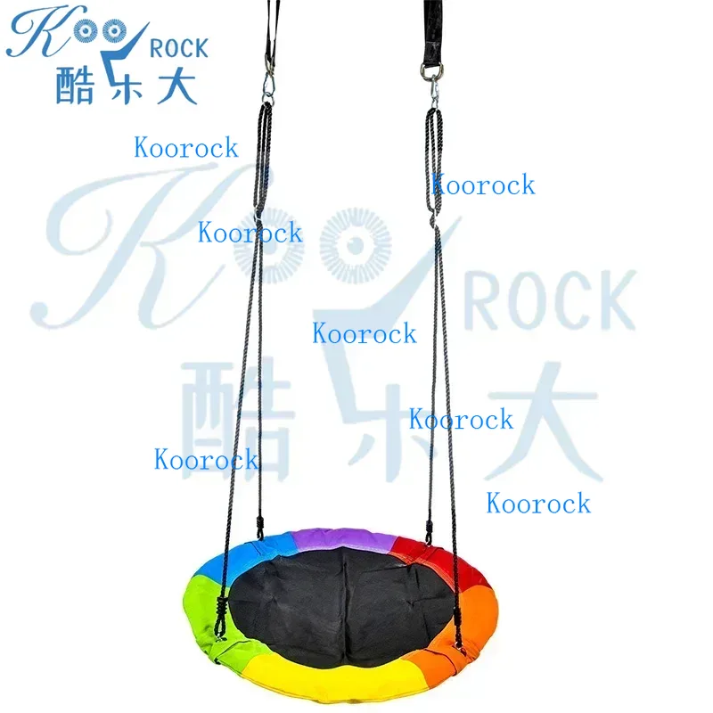 Kids Outdoor Furniture - เปลญวนรูปทรงรังนกหลากสีสำหรับเด็กและผู้ปกครอง ทำจากผ้าเทสลิน รูปทรงผีเสื้อ สำหรับกิจกรรมกลางแจ้ง