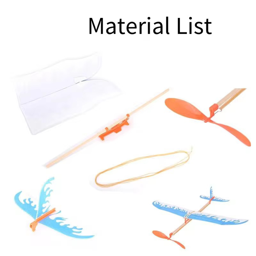 ชุดเครื่องบินยางรัด DIY แบบขับ - Kids Outdoor Activities บทวิจารณ์และราคา