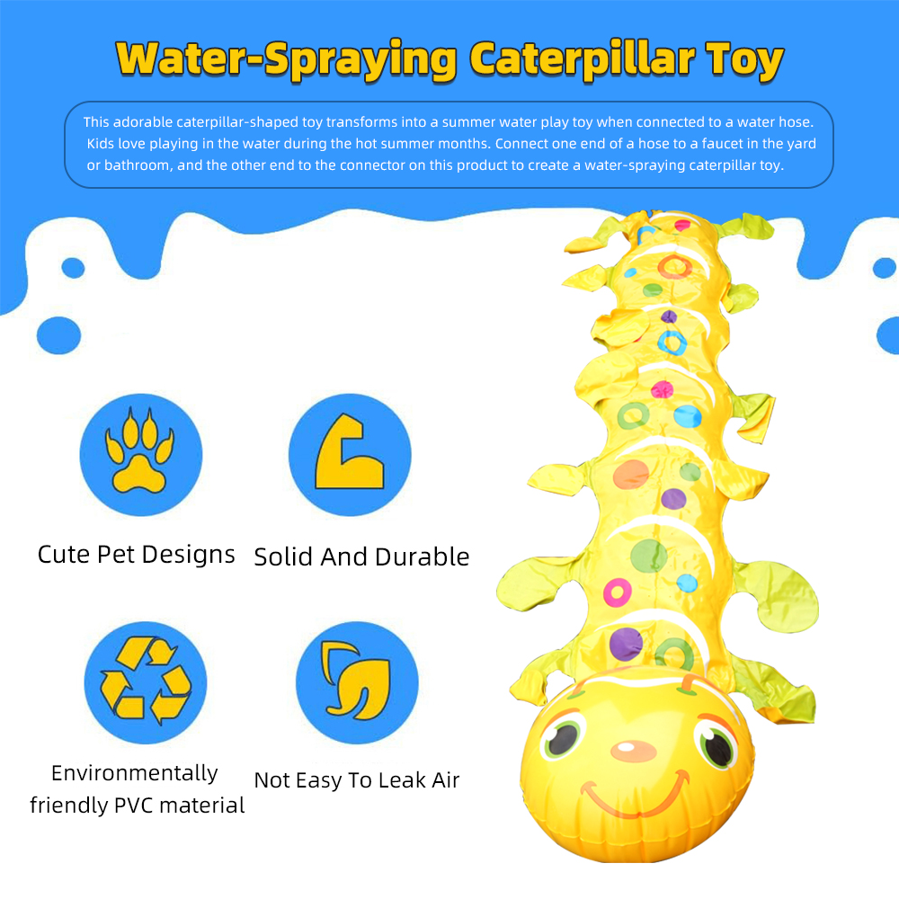 แผ่นรองพรมพ่นน้ำรูปหนอนผีเสื้อ - Sprinkler Splash Pad บทวิจารณ์และราคา