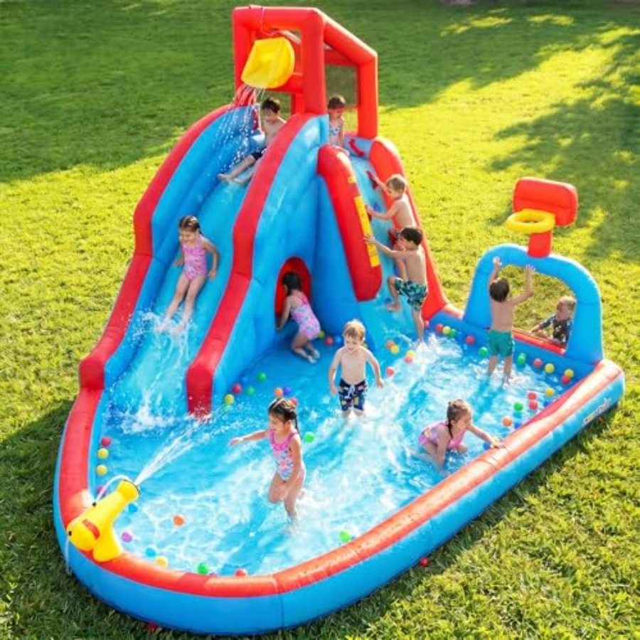 สไลเดอร์น้ำเป่าลมกลางแจ้งสำหรั - Kids Outdoor Inflatable Water Slide บทวิจารณ์และราคา