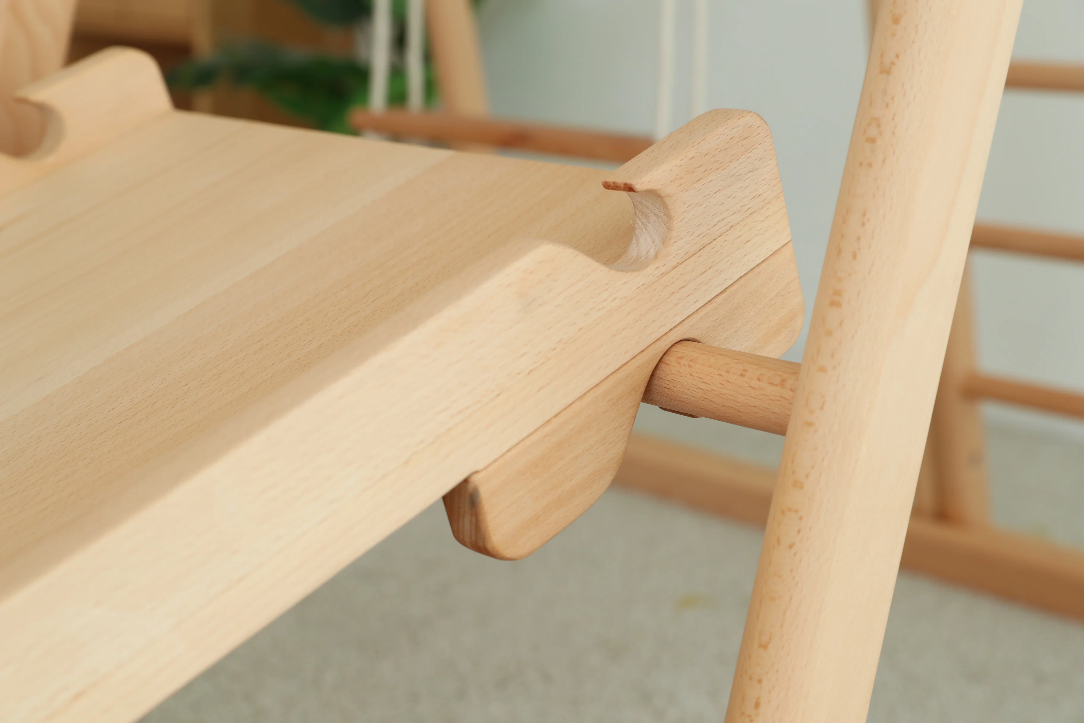 บันไดเชือกสำหรับเด็กเล่นกลางแจ - Kids Outdoor Wooden Climbing Frame บทวิจารณ์และราคา