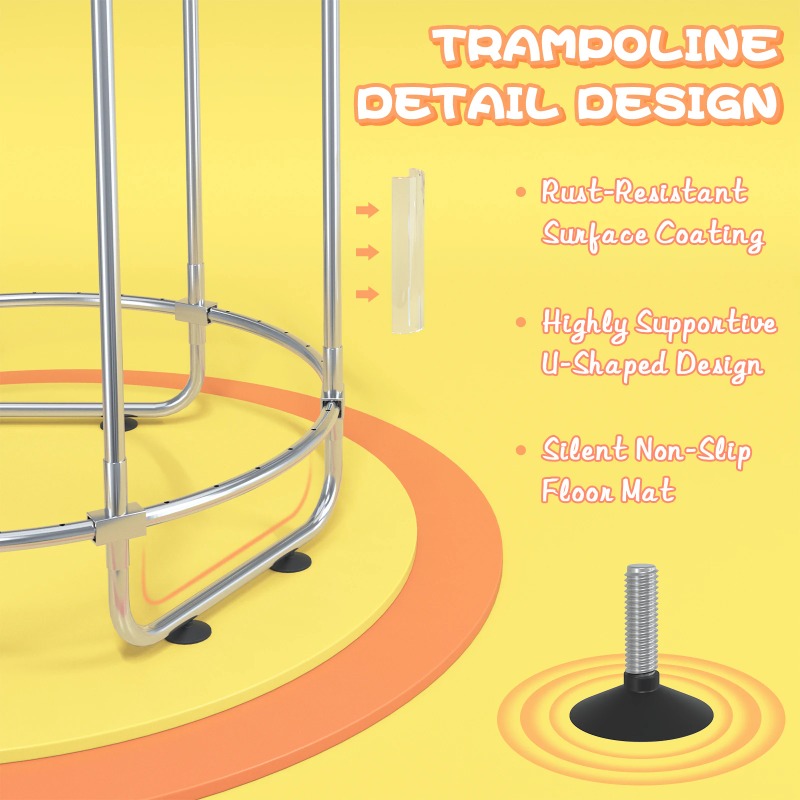 แทรมโพลีนเด็กเล็ก 5 ฟุต 8-in-1 - Kids Outdoor Basketball Hoop บทวิจารณ์และราคา