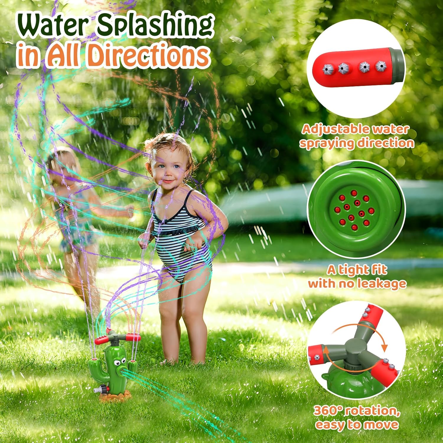 ของเล่นพ่นน้ำรูปกระบองเพชร ของ - Kids Outdoor Play Area บทวิจารณ์และราคา