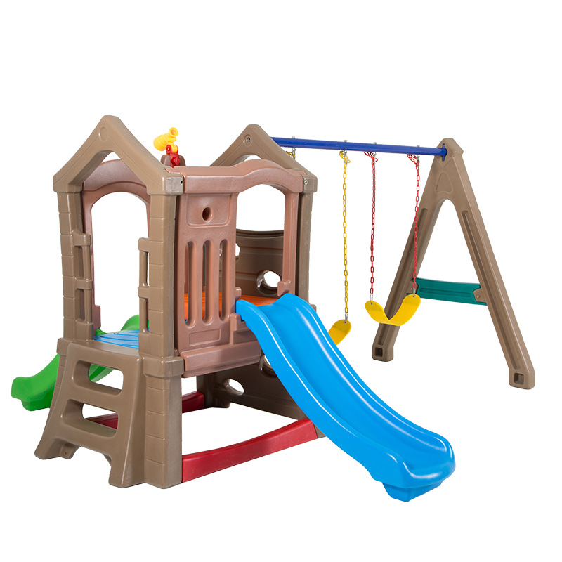 ชุดสไลเดอร์และชิงช้าเด็กคุณภาพ - Kids Outdoor Swing Set With Slide บทวิจารณ์และราคา