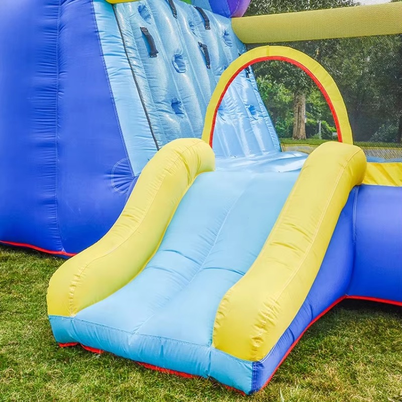สไลเดอร์น้ำเป่าลมยักษ์สีรุ้งสำ - Kids Outdoor Inflatable Water Slide บทวิจารณ์และราคา