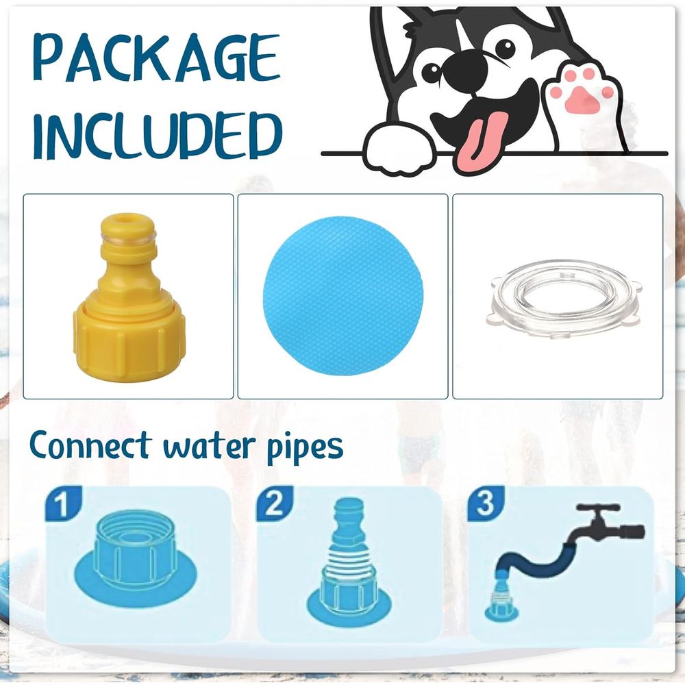 สระน้ำพุพ่นน้ำขนาดใหญ่พิเศษ 12 - Sprinkler Splash Pad บทวิจารณ์และราคา