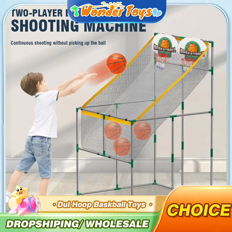 บาสเกตบอลยิงของเล่น Dual Hoop  - Kids Outdoor Basketball Hoop บทวิจารณ์และราคา