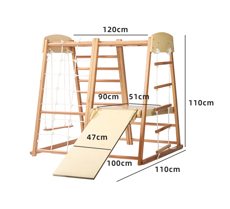 เครื่องเล่นปีนป่ายเด็กแบบมอนเต - Kids Outdoor Wooden Climbing Frame บทวิจารณ์และราคา