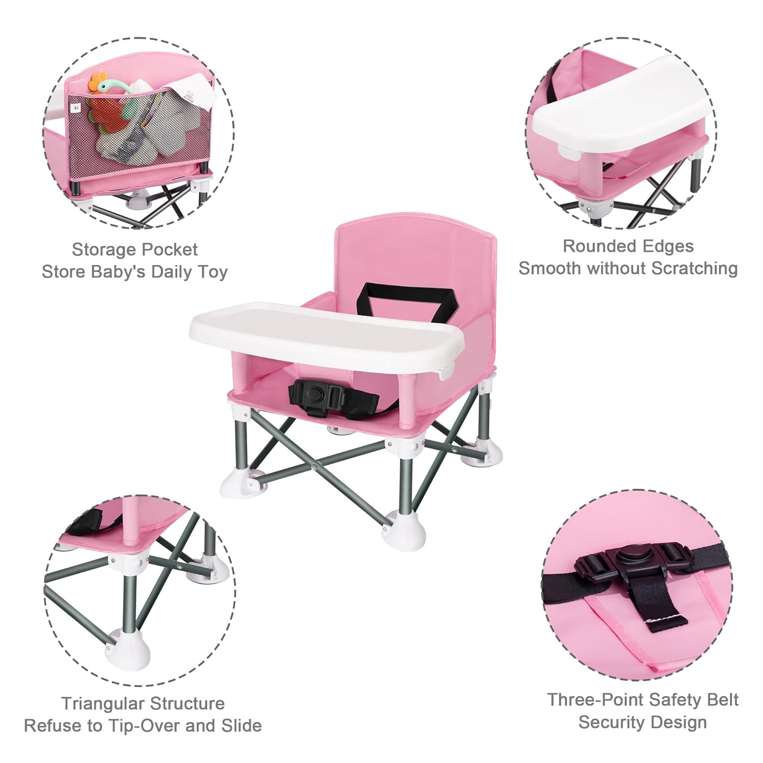 ที่นั่งเด็กแบบพกพา Travel ขนาด - Kids Outdoor Lawn Chair บทวิจารณ์และราคา