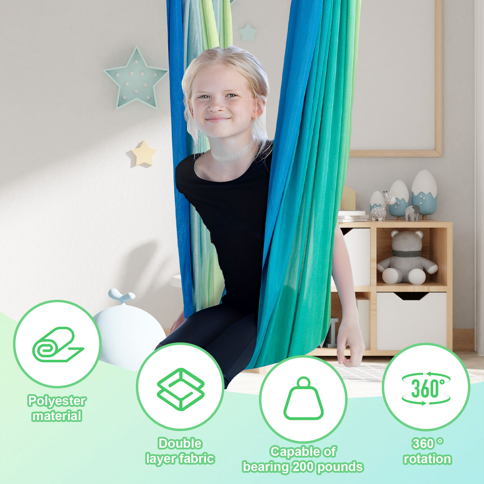 ชิงช้าประสาทสัมผัสสําหรับเด็ก  - Kids Outdoor Furniture บทวิจารณ์และราคา