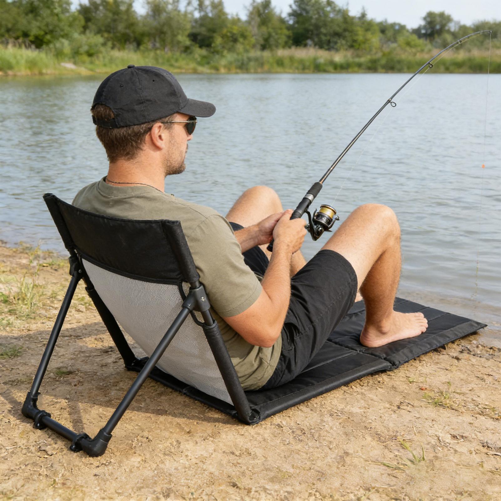 เก้าอี้ชายหาดแบบพับได้ เสื่อชา - Kids Outdoor Lawn Chair บทวิจารณ์และราคา
