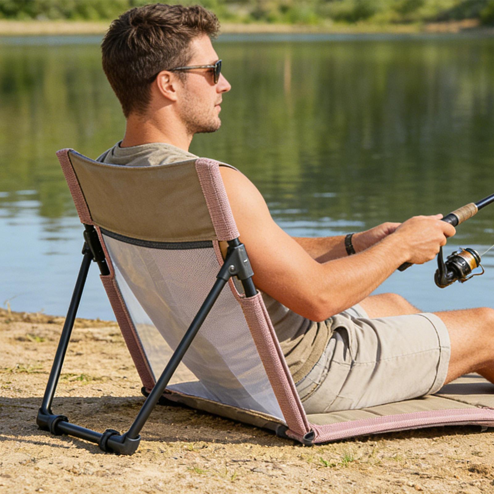 เก้าอี้ชายหาดแบบพับได้ เสื่อชา - Kids Outdoor Lawn Chair บทวิจารณ์และราคา