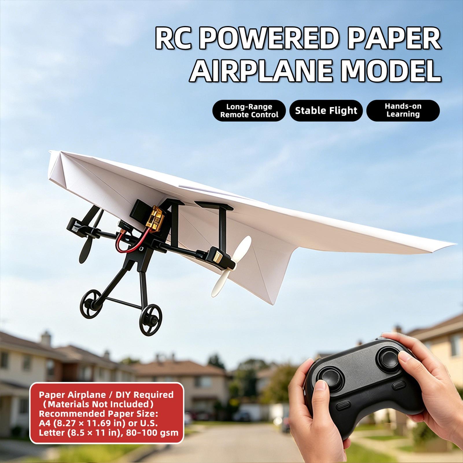 ชุดเครื่องบินกระดาษ DIY RC พร้ - Kids Outdoor Activity Set บทวิจารณ์และราคา