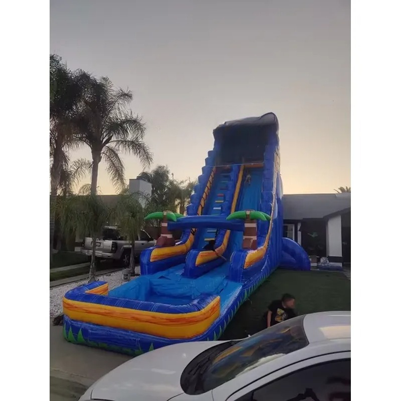 สไลเดอร์น้ำเป่าลมขนาดใหญ่ 2026 - Kids Outdoor Inflatable Water Slide บทวิจารณ์และราคา