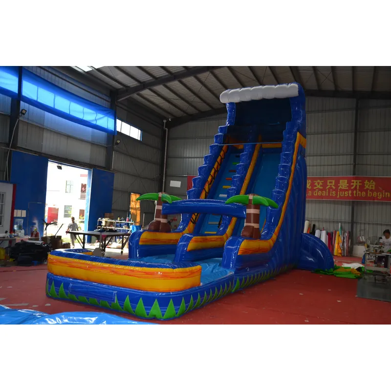 สไลเดอร์น้ำเป่าลมขนาดใหญ่ 2026 - Kids Outdoor Inflatable Water Slide บทวิจารณ์และราคา