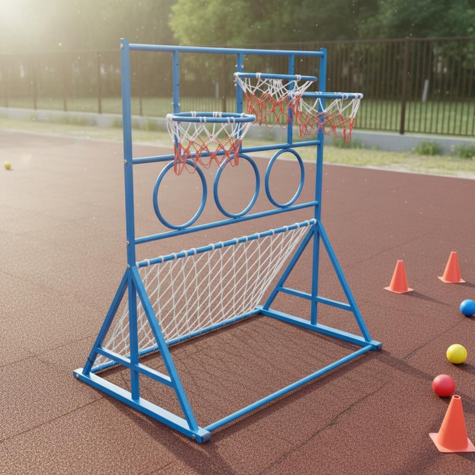ชุดกีฬาอเนกประสงค์ 3-in-1 สำหร - Kids Outdoor Basketball Hoop บทวิจารณ์และราคา