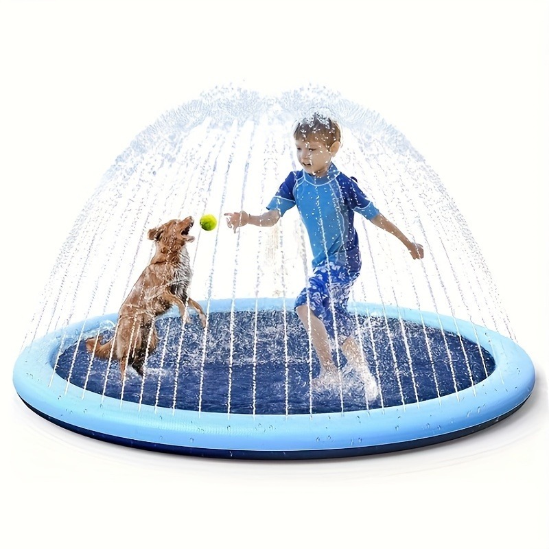 แผ่นรองน้ำขนาดใหญ่ 170×180 ซม. - Sprinkler Splash Pad บทวิจารณ์และราคา