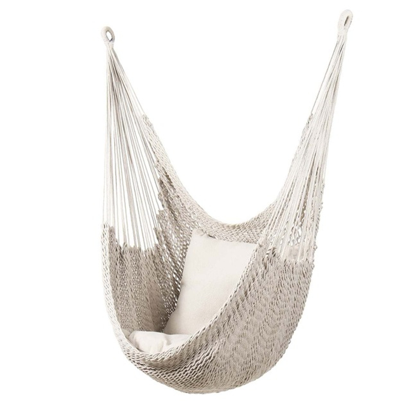 สไตล์นอร์ดิกสีขาว Hammock Swin - Kids Outdoor Lawn Chair บทวิจารณ์และราคา