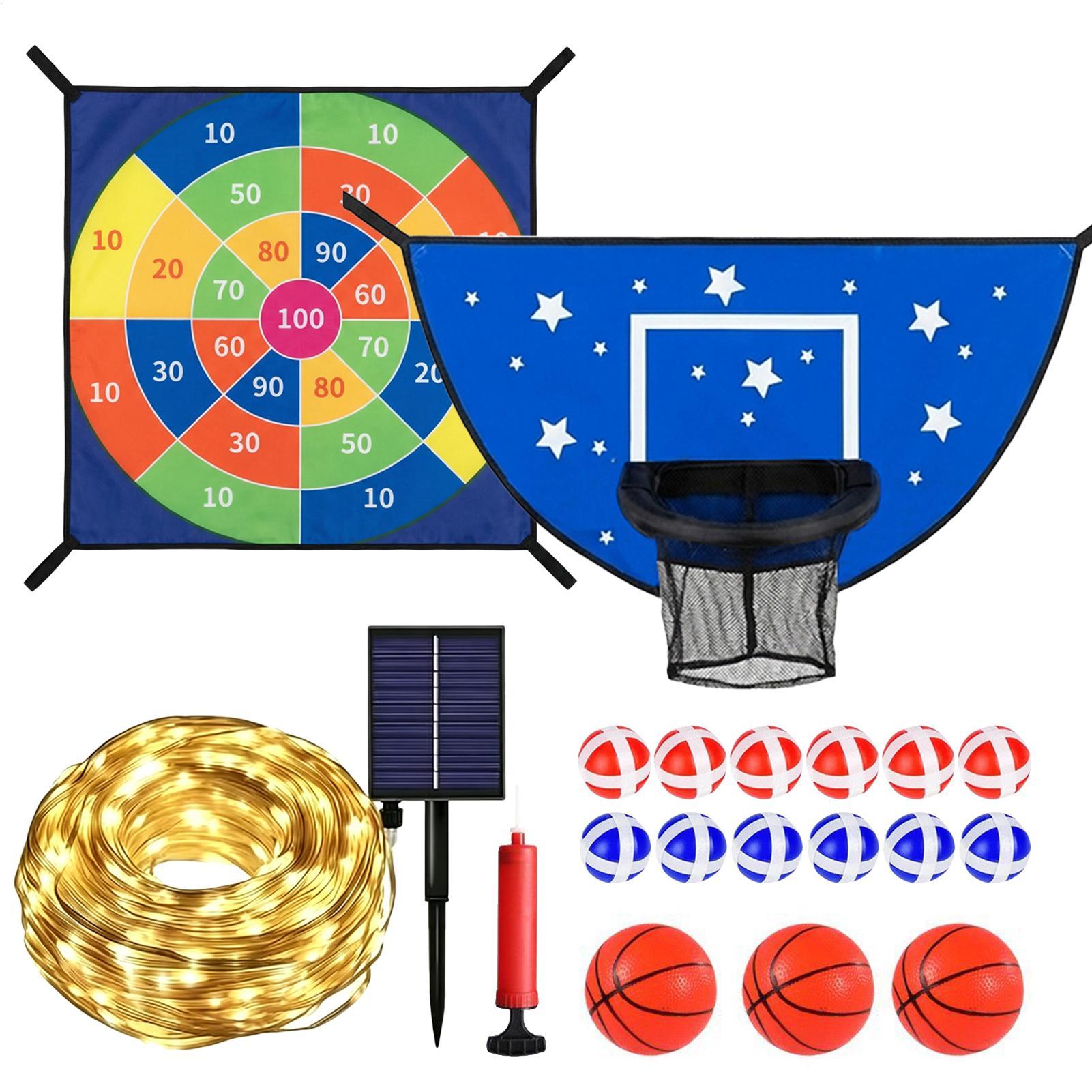 เป้าบาสเก็ตบอลสำหรับแทรมโพลีนพ - Kids Outdoor Basketball Hoop บทวิจารณ์และราคา
