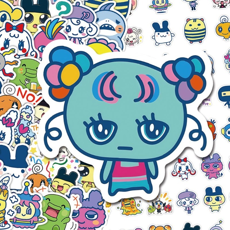 สติกเกอร์ตกแต่งลายกราฟฟิตี้สีส - Bandai Model Tamagotchi บทวิจารณ์และราคา