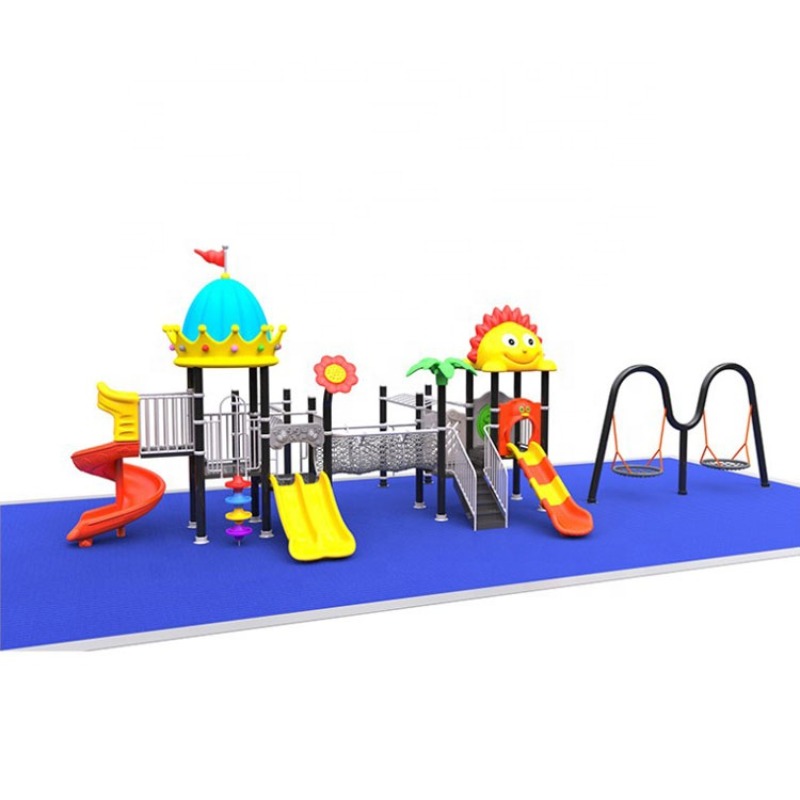 ชุดเครื่องเล่นชิงช้าและสไลเดอร - Kids Outdoor Swing Set With Slide บทวิจารณ์และราคา