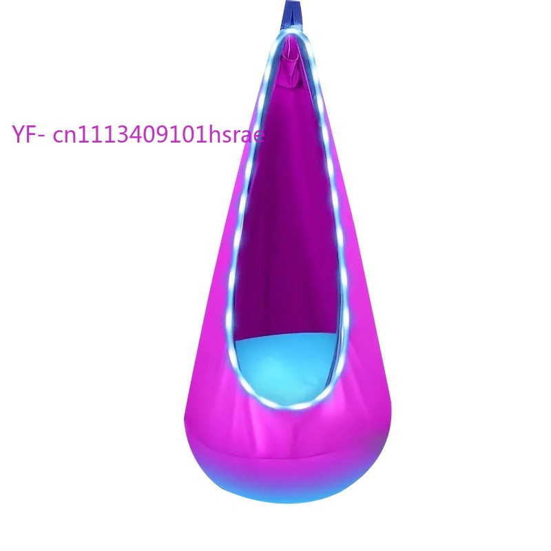 เปลญวนเป่าลม LED เรืองแสง พกพา - Kids Outdoor Swing Chair บทวิจารณ์และราคา