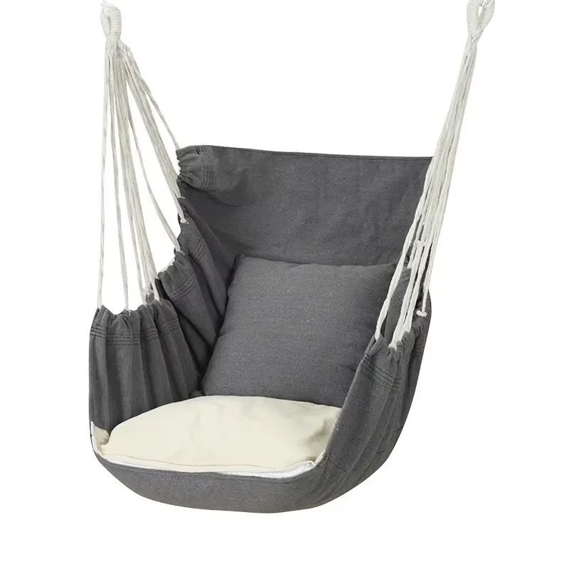 เก้าอี้ชิงช้าผ้าใบพร้อมหมอน สำ - Kids Outdoor Swing Chair บทวิจารณ์และราคา