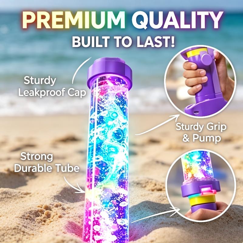 ปืนฉีดน้ำ LED สีรุ้งเรืองแสง ค - Water Gun Soaker บทวิจารณ์และราคา