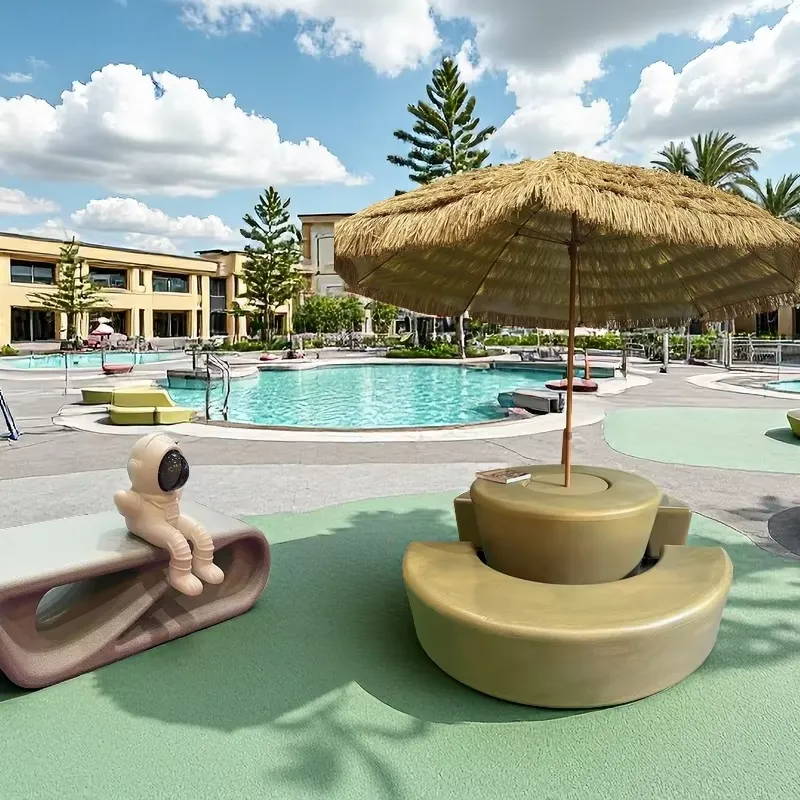 ชุดโต๊ะกลมและเก้าอี้กลางแจ้งทั - Kids Outdoor Bench With Umbrella บทวิจารณ์และราคา