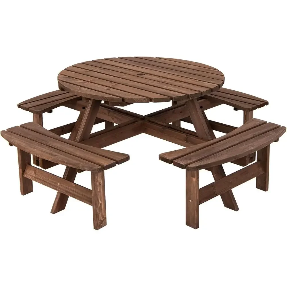 ชุดโต๊ะปิกนิกไม้พร้อมม้านั่งไม - Kids Outdoor Bench With Umbrella บทวิจารณ์และราคา
