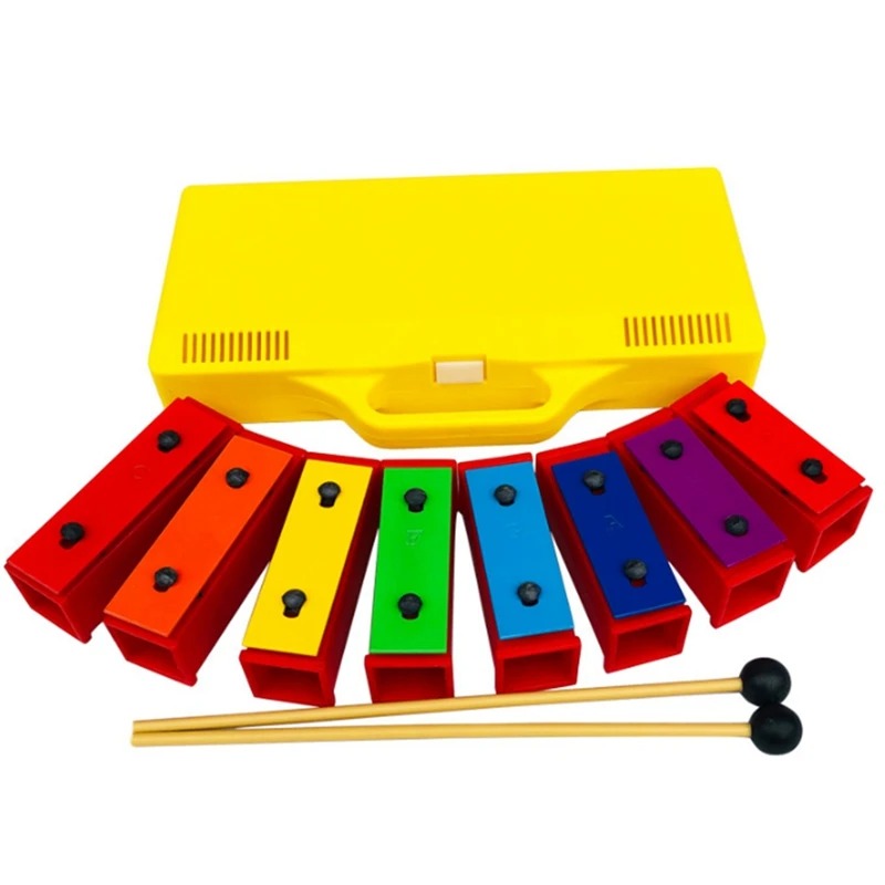 แบบพกพา 8 หมายเหตุ Chromatic ร - Kids Outdoor Xylophone บทวิจารณ์และราคา