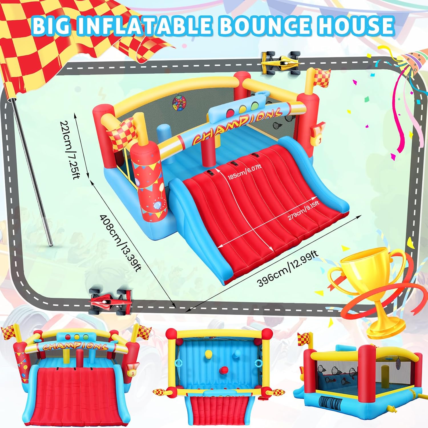 บ้านลมขนาดใหญ่สำหรับเด็กโต, บ้ - Kids Outdoor Basketball Hoop บทวิจารณ์และราคา