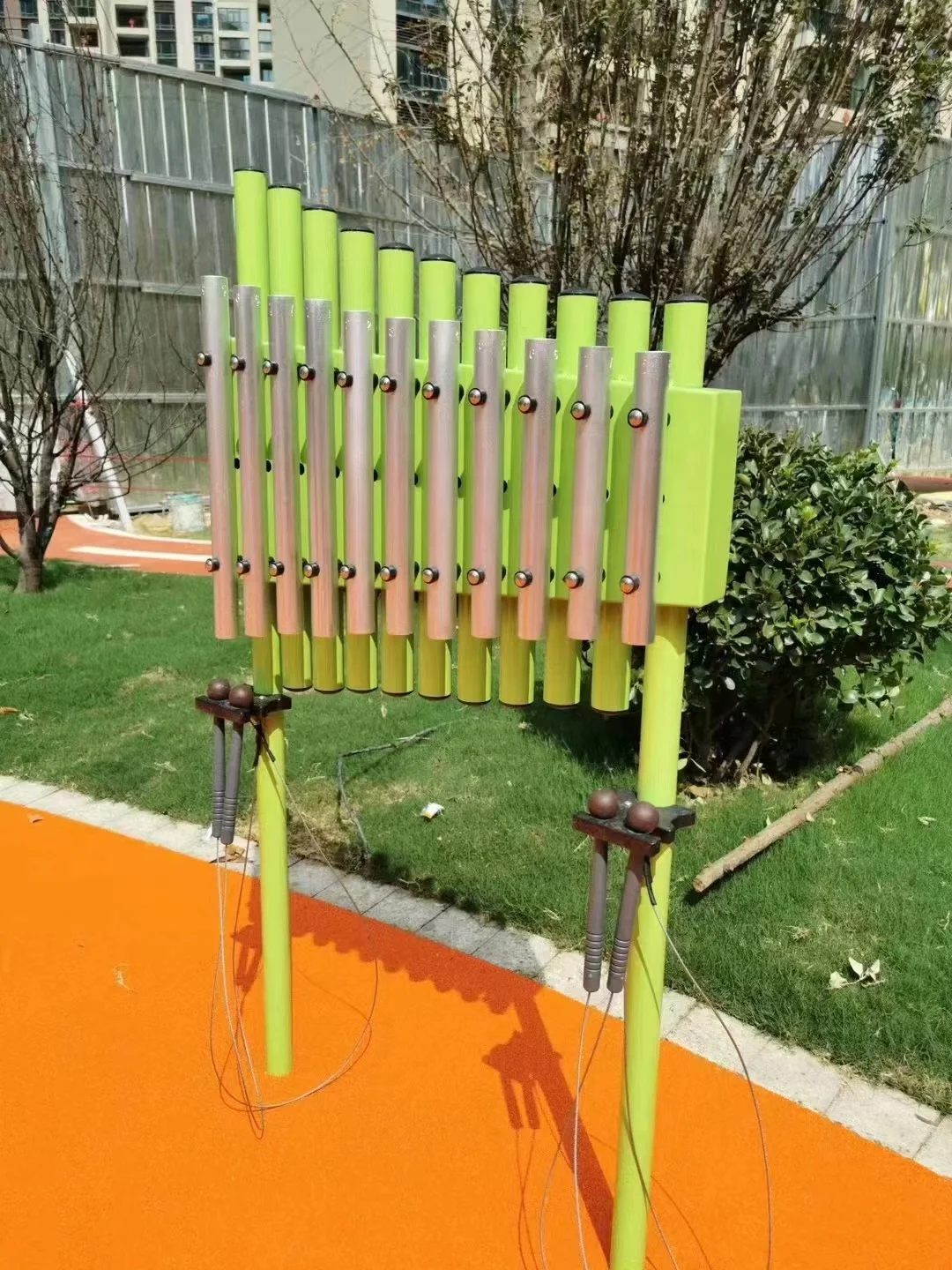 เครื่องดนตรีเคาะจังหวะแบบตั้งพ - Kids Outdoor Xylophone บทวิจารณ์และราคา