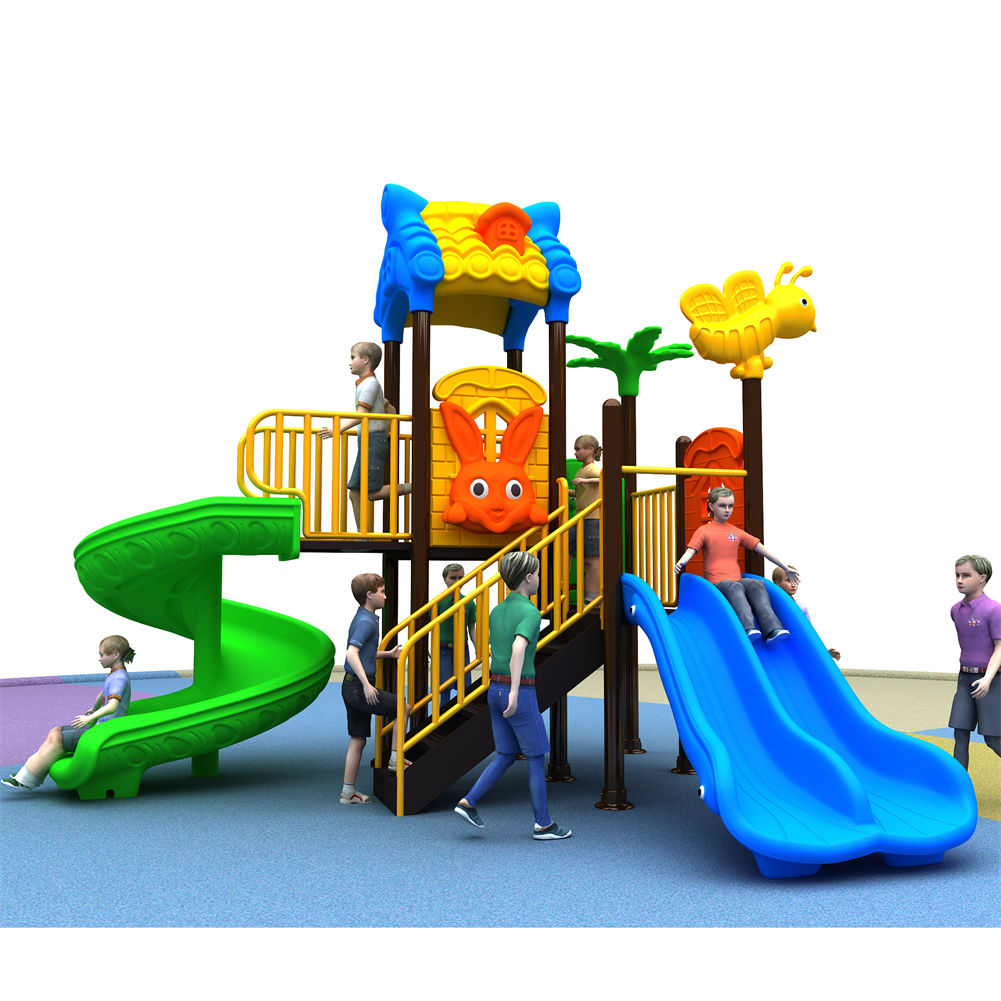 ชุดเครื่องเล่นสนามเด็กเล่นกลาง - Kids Outdoor Swing Set With Slide บทวิจารณ์และราคา