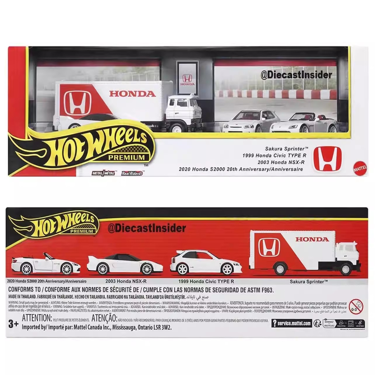 ใหม่ 1/64 ล้อร้อนพรีเมี่ยม Hon - Mattel Toy Hot Wheels บทวิจารณ์และราคา