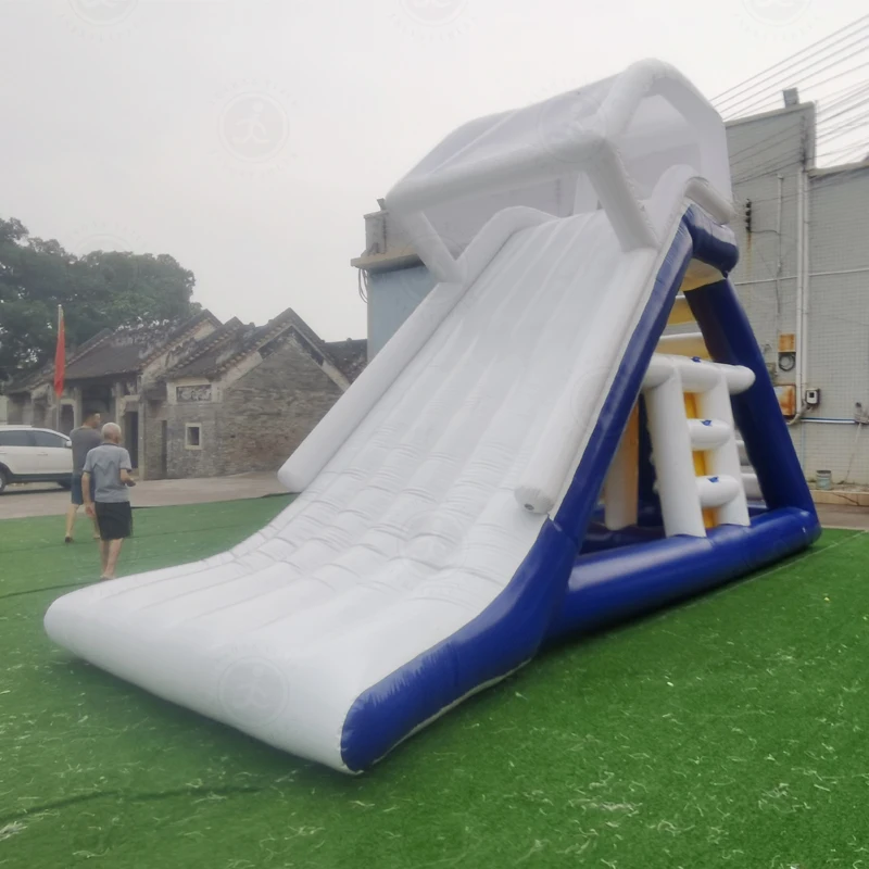สไลเดอร์น้ำเป่าลมขนาดใหญ่สำหรั - Kids Outdoor Inflatable Water Slide บทวิจารณ์และราคา