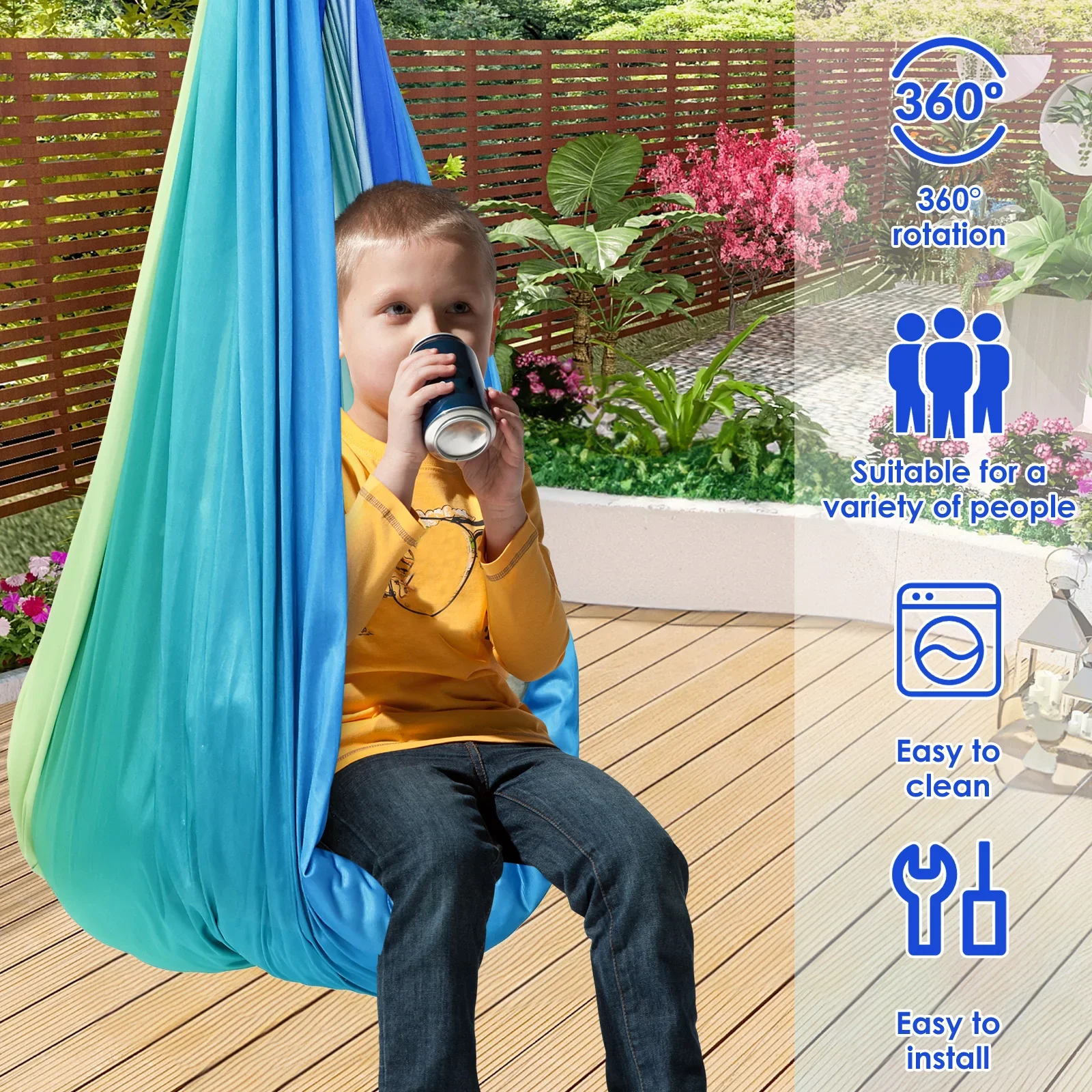 ชิงช้าสัมผัสสัมผัสอ่อนโยนสำหรั - Kids Outdoor Furniture บทวิจารณ์และราคา