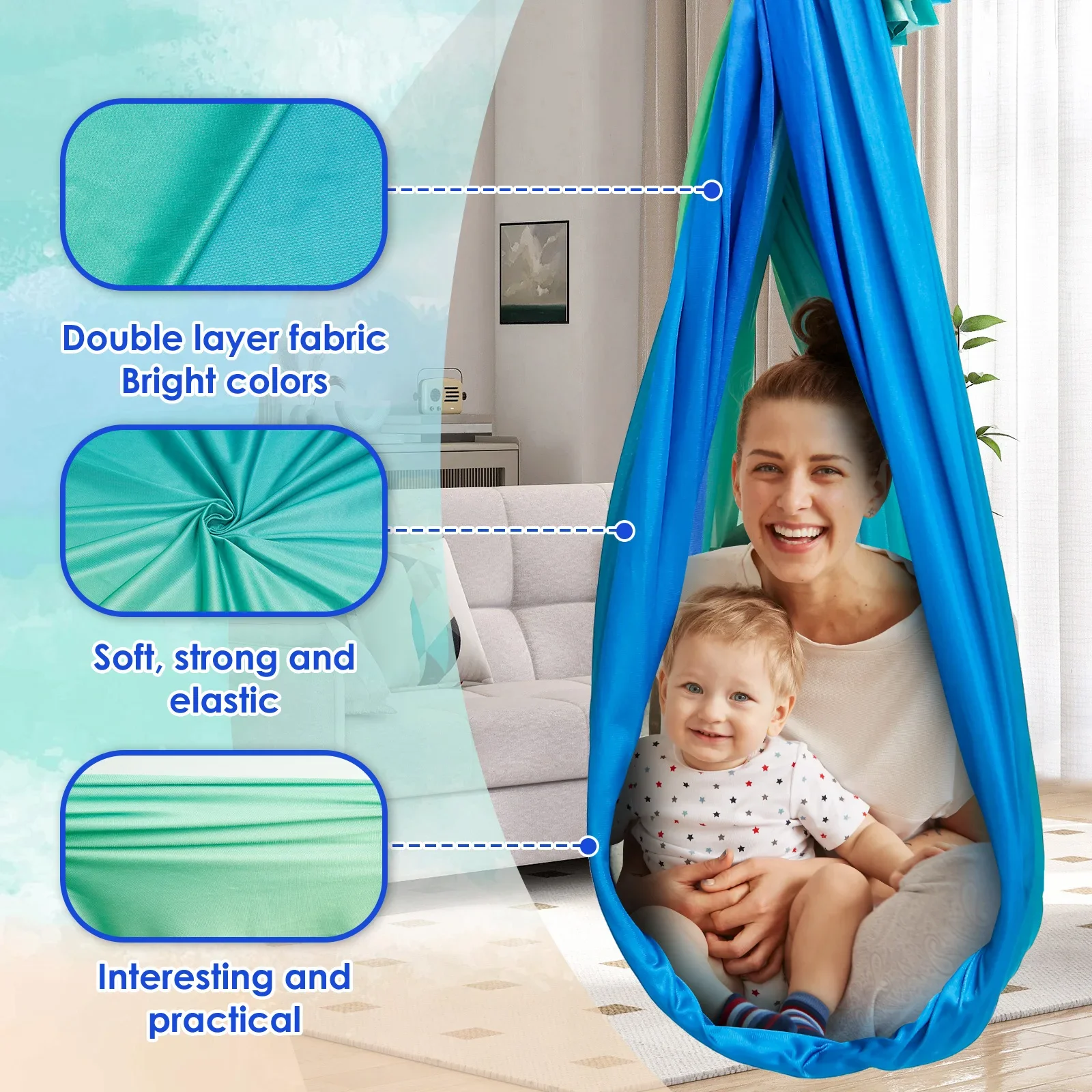 ชิงช้าสัมผัสสัมผัสอ่อนโยนสำหรั - Kids Outdoor Furniture บทวิจารณ์และราคา