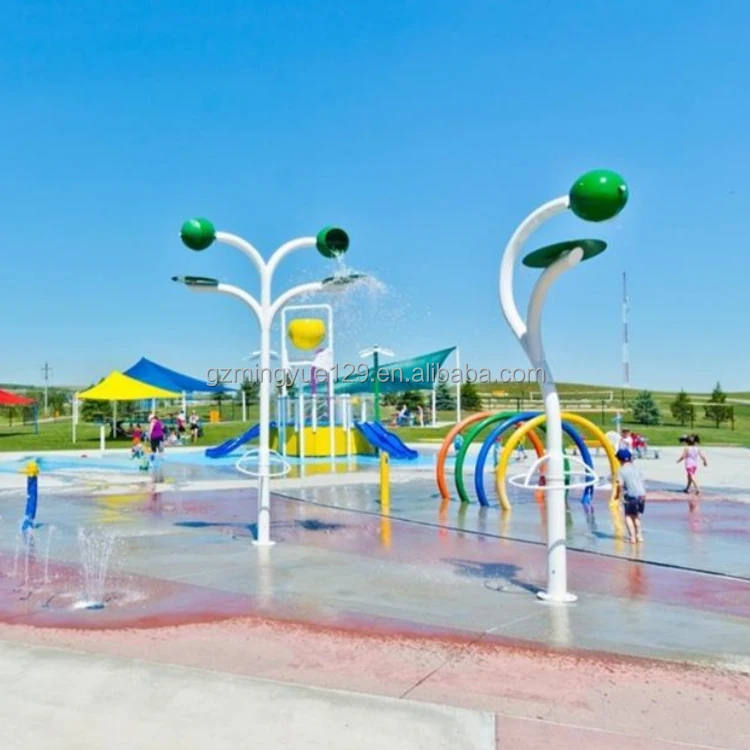 ชุดอุปกรณ์เล่นน้ำกลางแจ้งแบบกำ - Sprinkler Splash Pad บทวิจารณ์และราคา