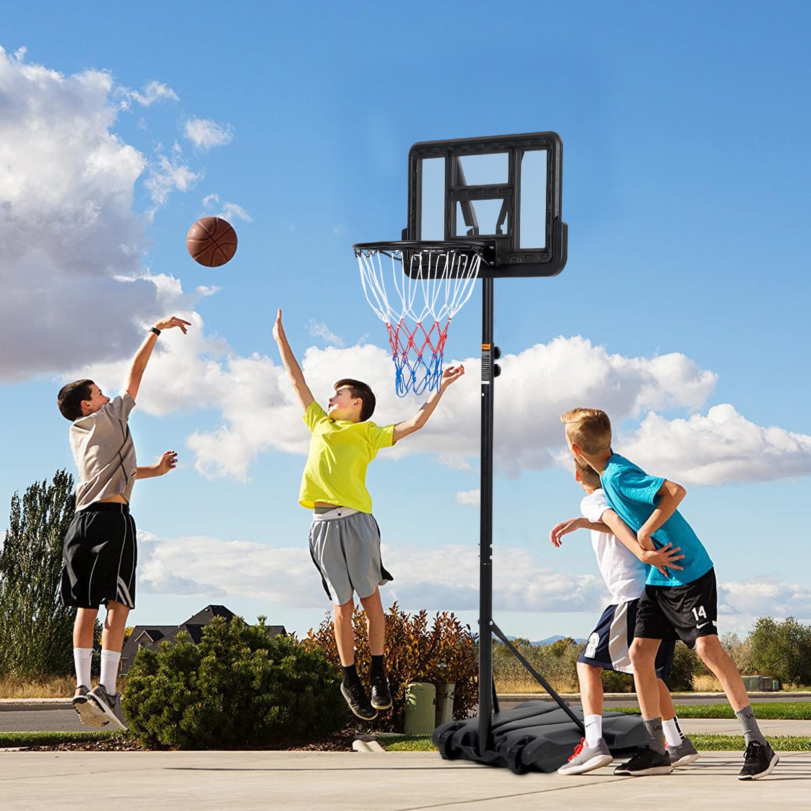 ห่วงบาสเกตบอลสำหรับเด็ก ปรับคว - Kids Outdoor Basketball Hoop บทวิจารณ์และราคา