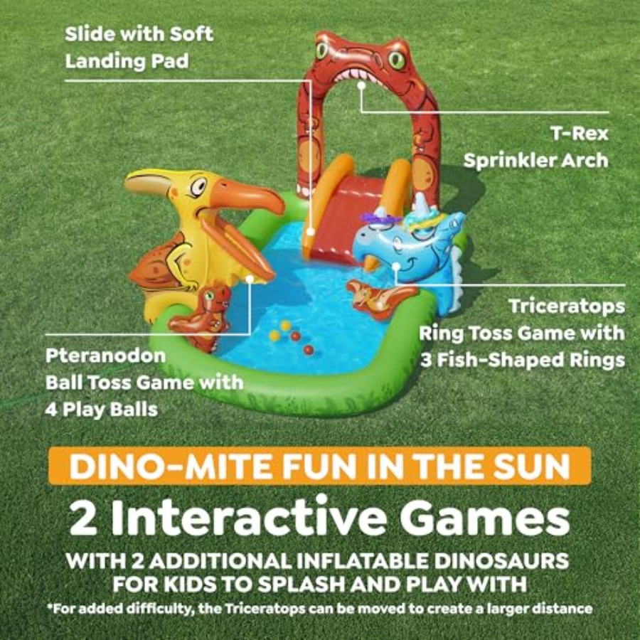 ศูนย์เล่นน้ำกลางแจ้งสำหรับเด็ก - Kids Outdoor Inflatable Water Slide บทวิจารณ์และราคา