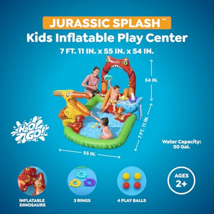 ศูนย์เล่นน้ำกลางแจ้งสำหรับเด็ก - Kids Outdoor Inflatable Water Slide บทวิจารณ์และราคา